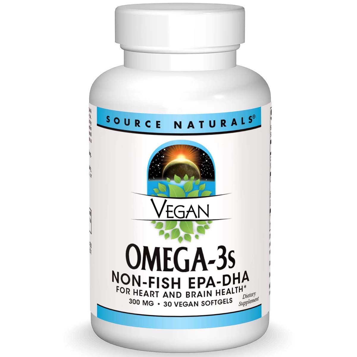 Source Naturals Vegan Omega-3 Non-Fish 30 Vegan Softgels 300 mg