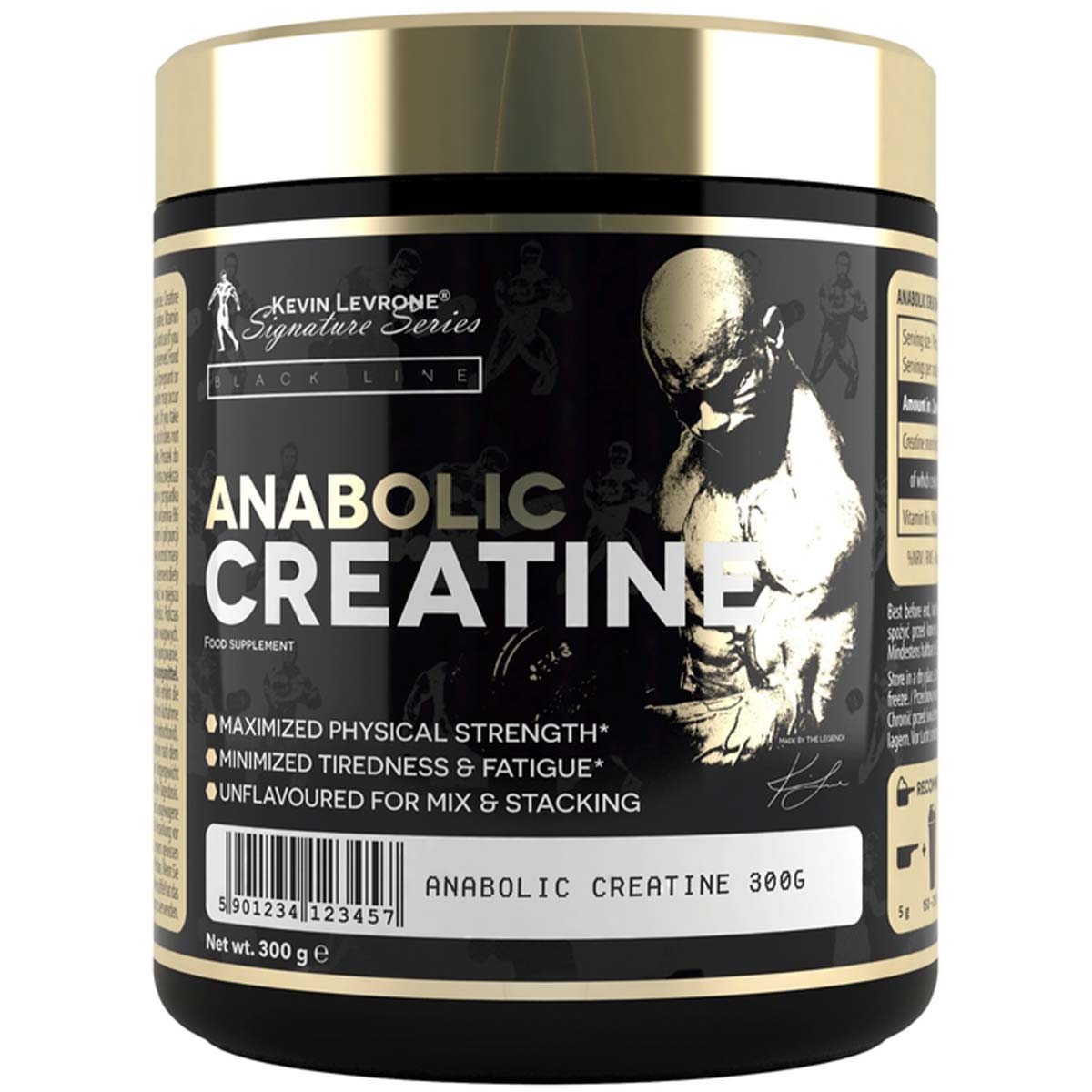 Kevin Levrone Anabolic Creatine, Unflavored, 300 Gm