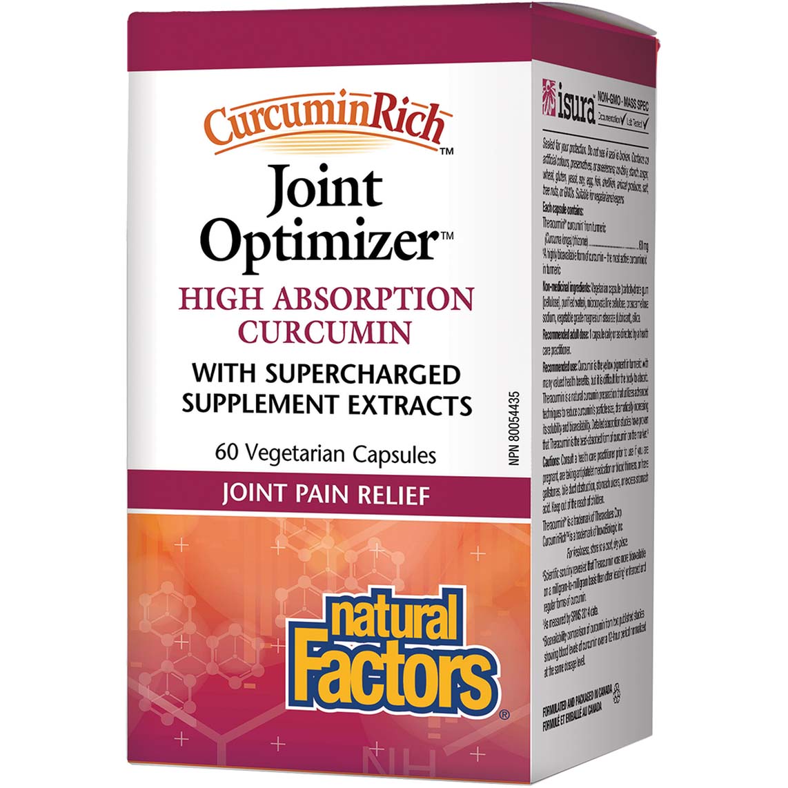 Natural Factors Joint Optimizer, 60 Veggie Capsules