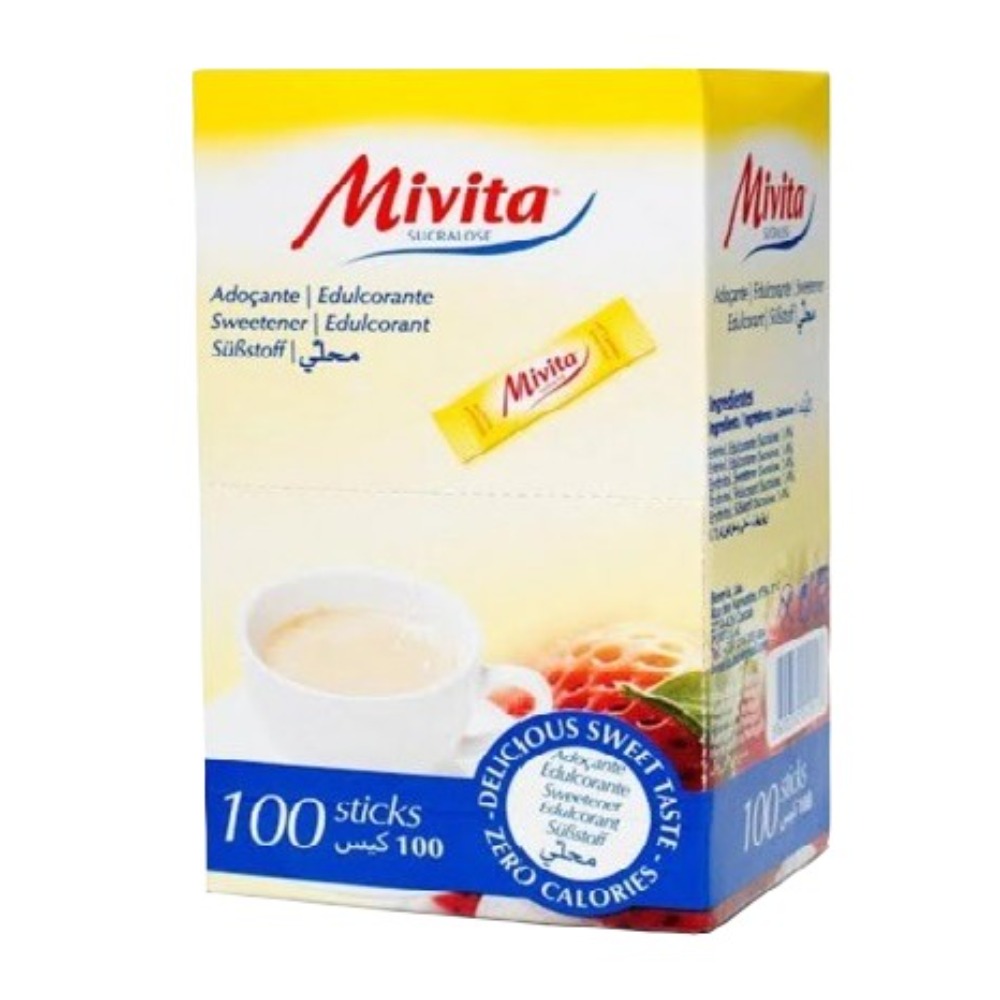 Mivita Sucralose Zero Calories, 100 Sticks