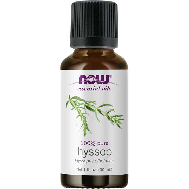 Now 100% Pure Hyssop Oil, 30 Ml
