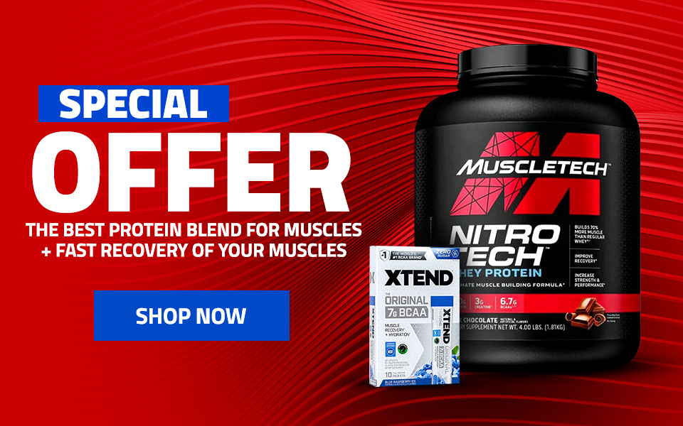Muscletech Nitro Tech 4 LB , Xtend BCAA