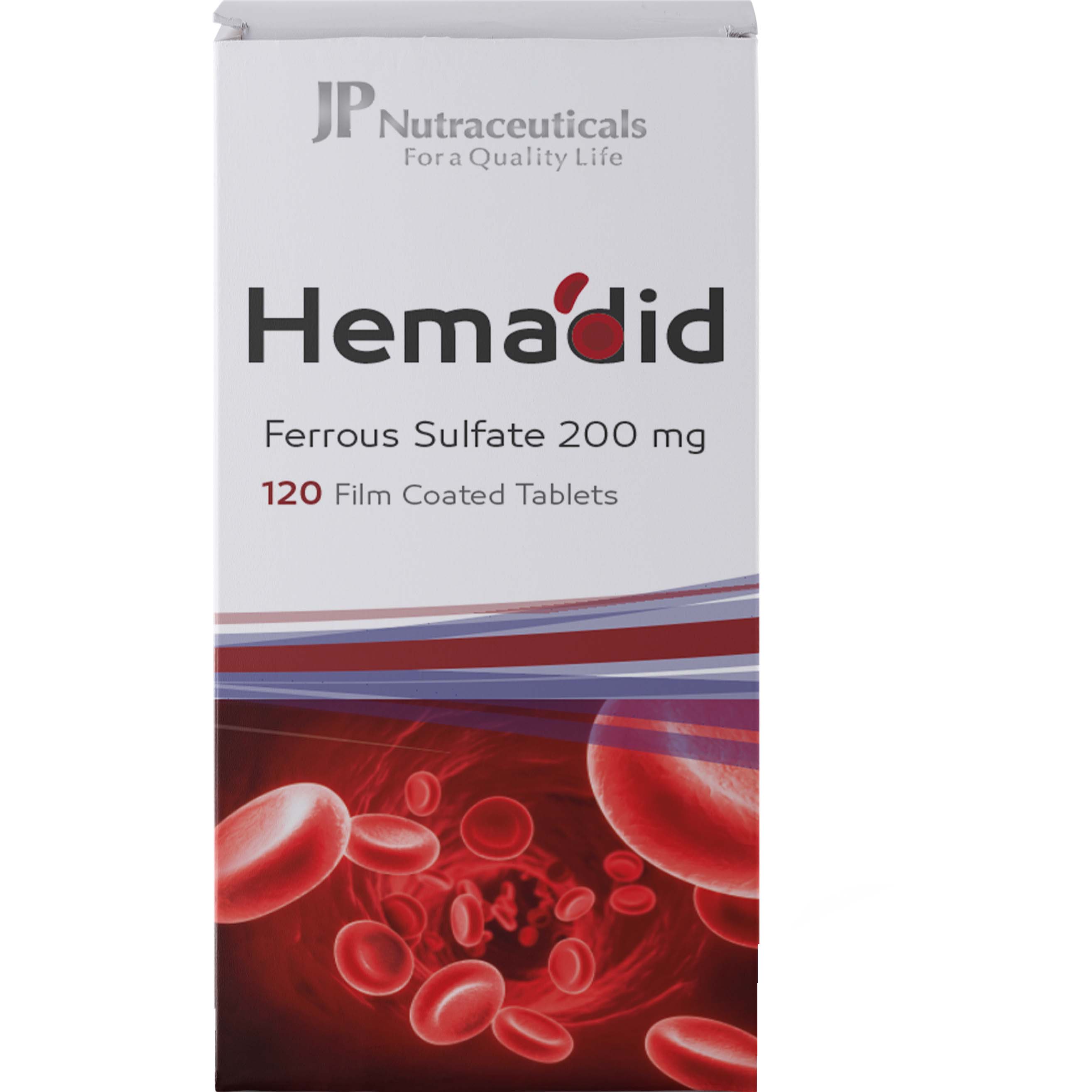 Jamjoom Pharma Hemadid, 120 Tablets, 200 mg