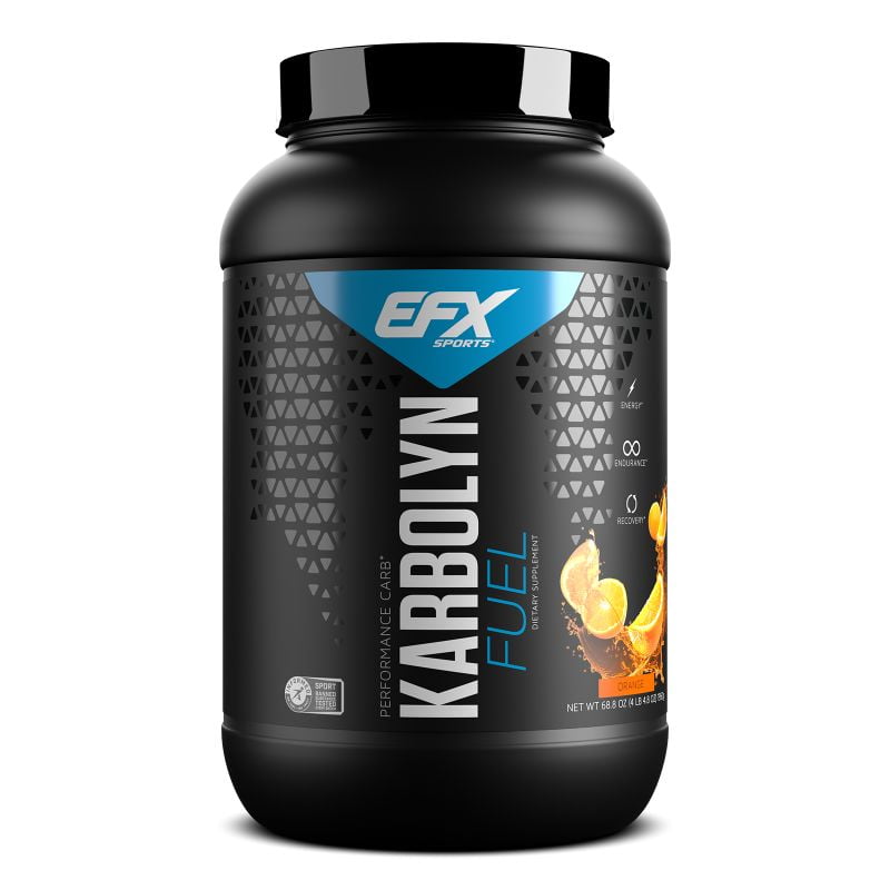 Efx Sports Karbolyn Fuel, Orange, 4 LB, Enhance Athletic Endurance, Maintain High-Intensity Training Levels