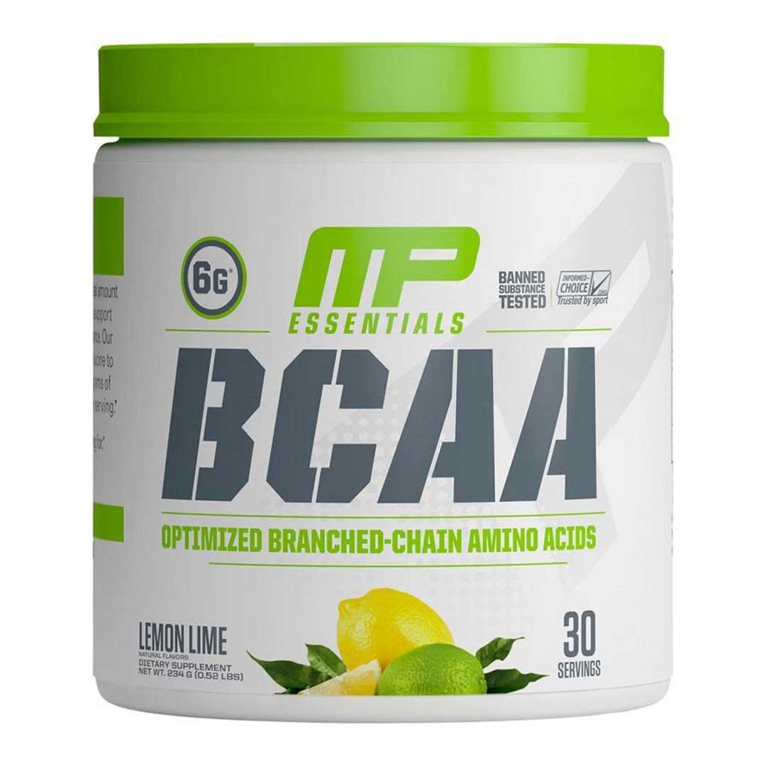 MusclePharm Essentials BCAA, Lemon Lime, 30
