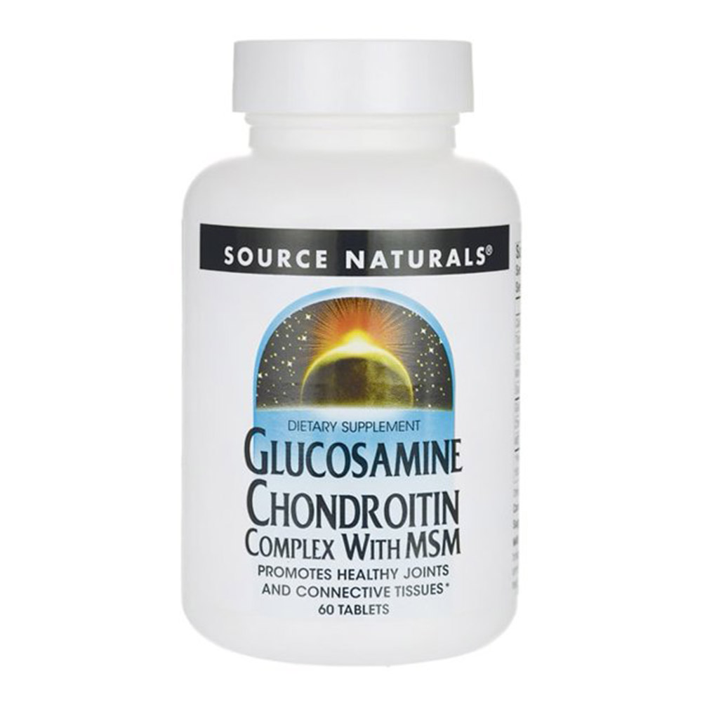 Source Naturals Glucosamine Chondroitin Complex with MSM, 60 Tablets
