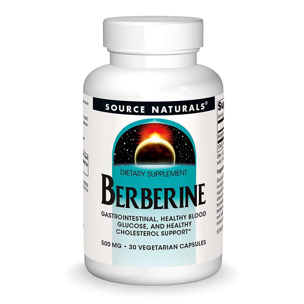 Source Naturals Berberine, 500 mg, 30 Veggie Capsules
