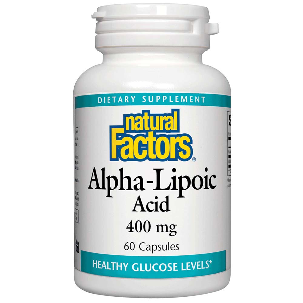 Natural Factors Alpha Lipoic Acid 60 Capsules 400 mg