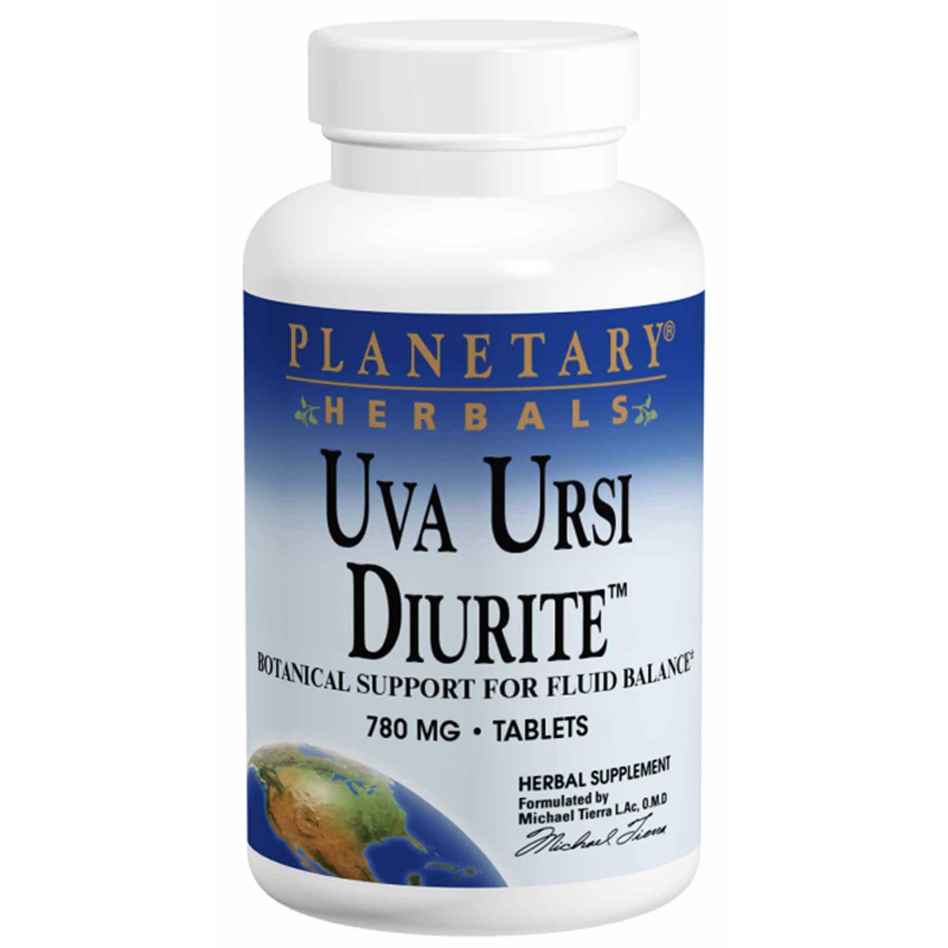 Planetary Herbals Uva Ursi, 780 mg, 72 Tablets