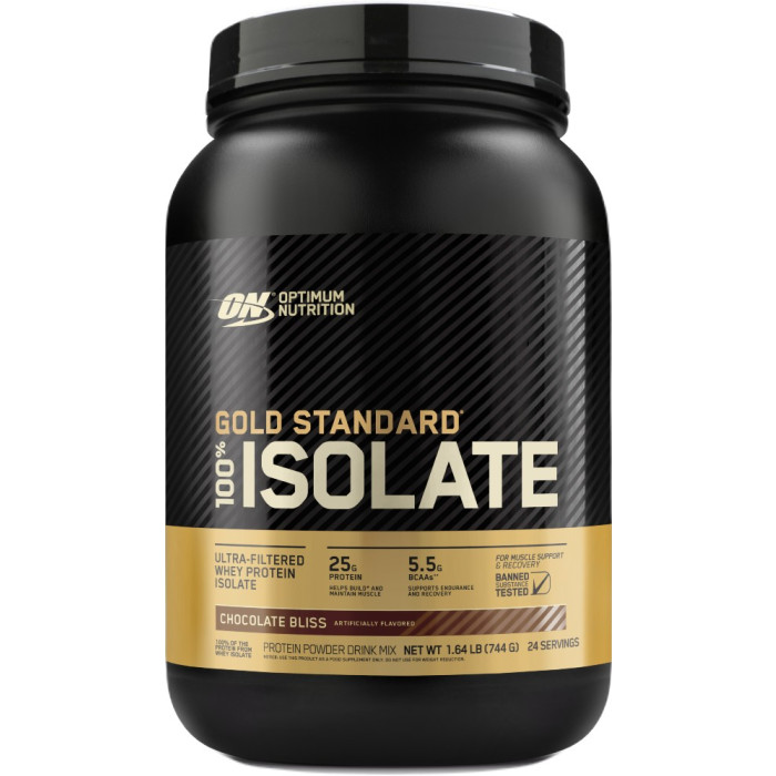 Optimum Nutrition 100% Gold Standard Isolate, Chocolate Bliss, 1.58 LB