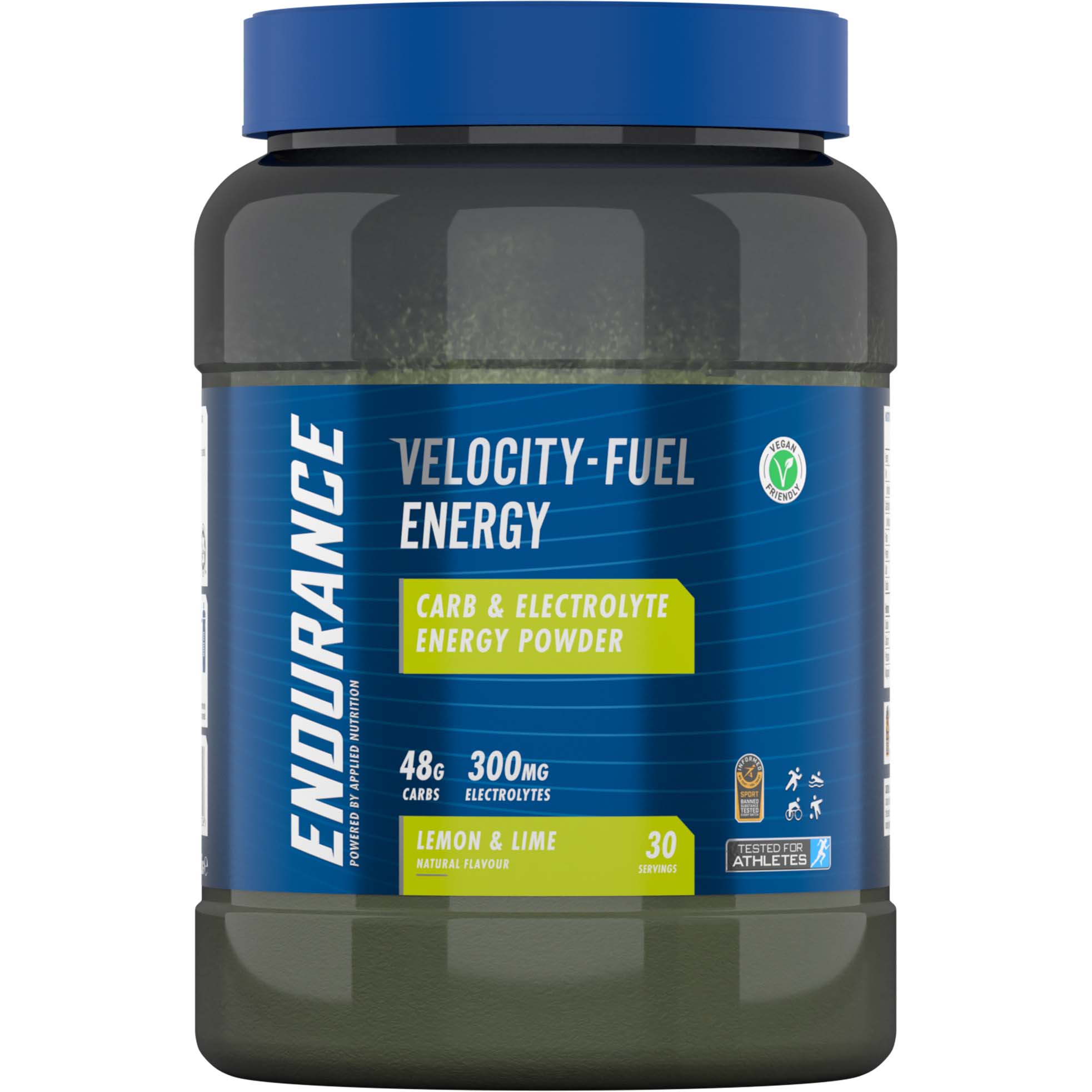 Applied Nutrition Endurance Velocity Fuel Energy Carb Plus Electrolyte Energy, Lemon Lime, 1.5 KG