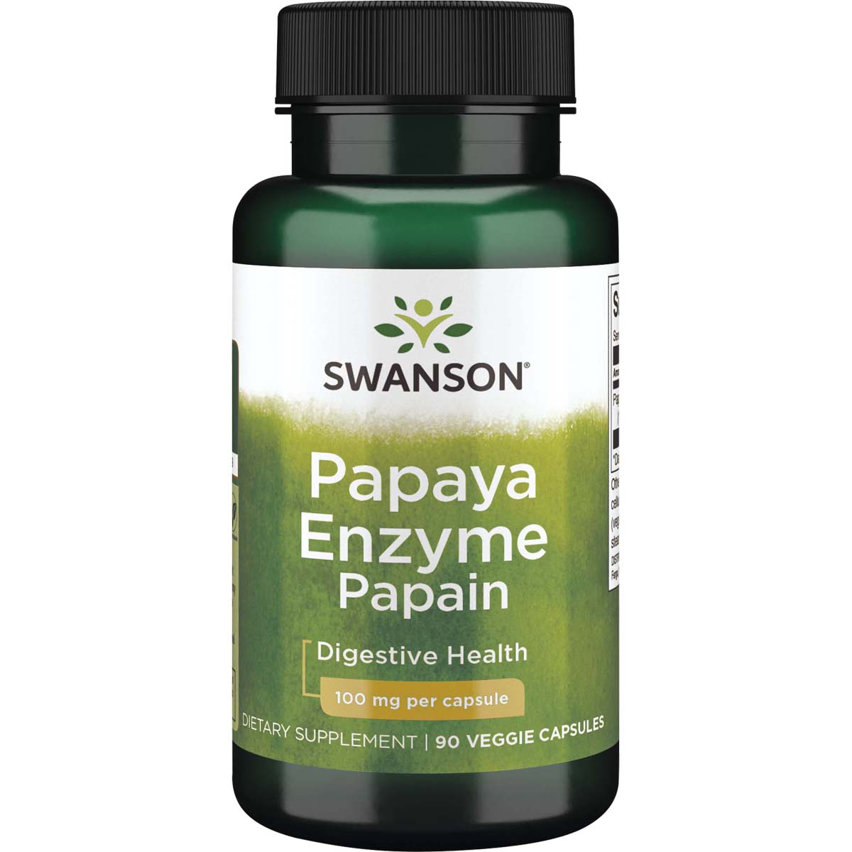 Swanson Papain Papaya Enzyme, 100 mg, 90 Veggie Capsules