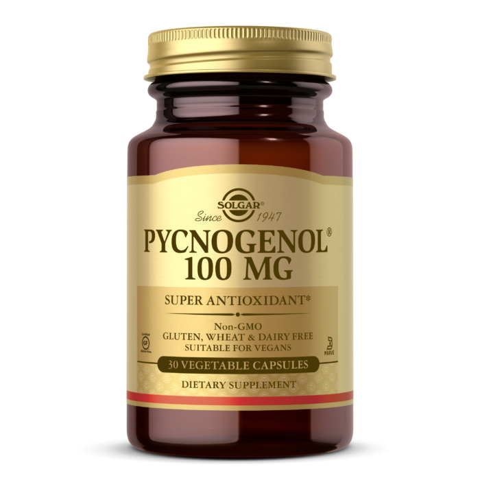 Solgar Pycnogenol 30 Vegetable Capsules 100 mg