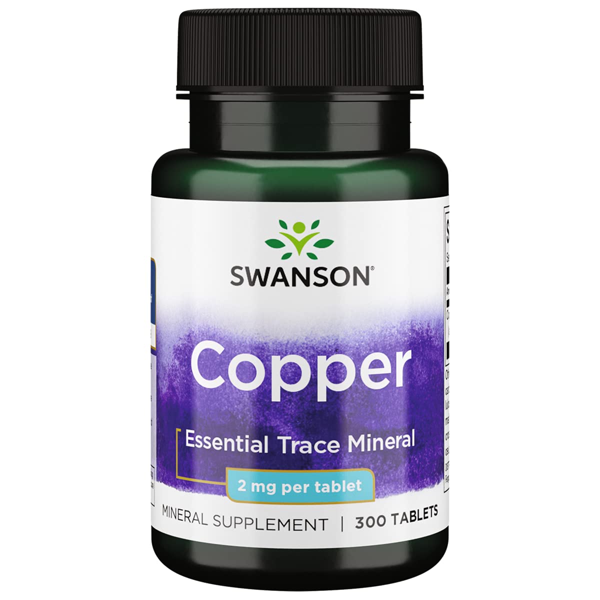 Swanson Copper, 2 mg, 300 Tablets