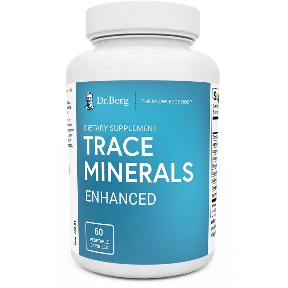 Dr.Berg Trace Minerals Enhanced, 60 Capsules