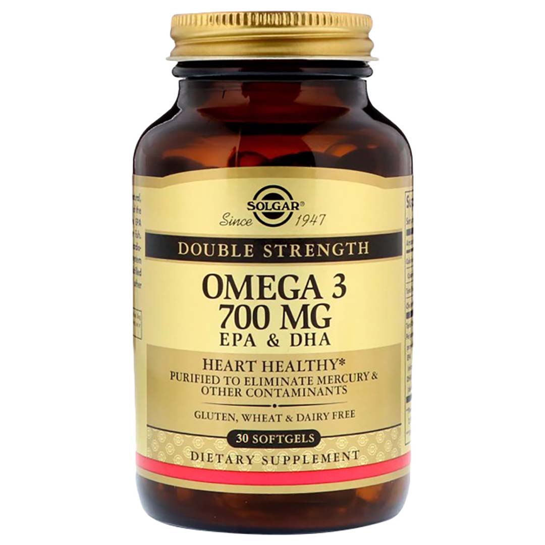 Solgar Double Strength Omega-3, 30 Softgels, 700 mg