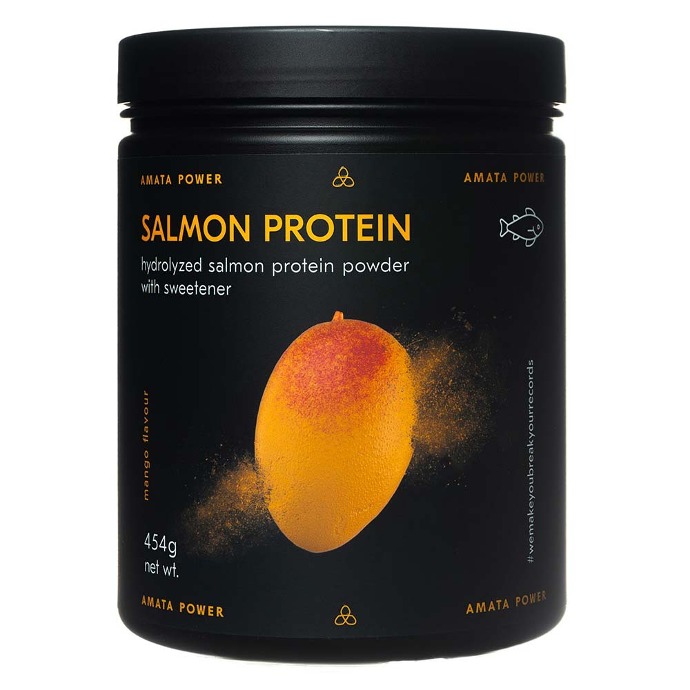 اماتا باور سالمون بروتين 454 جرام مانجو
