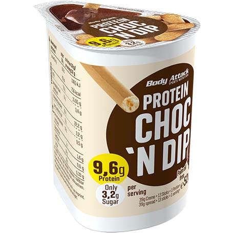 Body Attack Protein Choc N Dip, 1 Piece, Chocolate