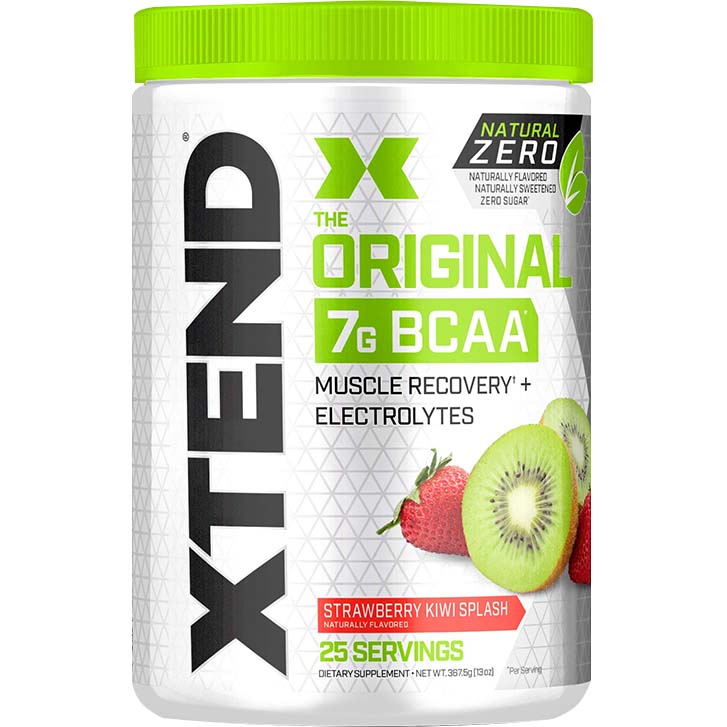 Xtend Natural Zero BCAAs, Strawberry Kiwi, 25