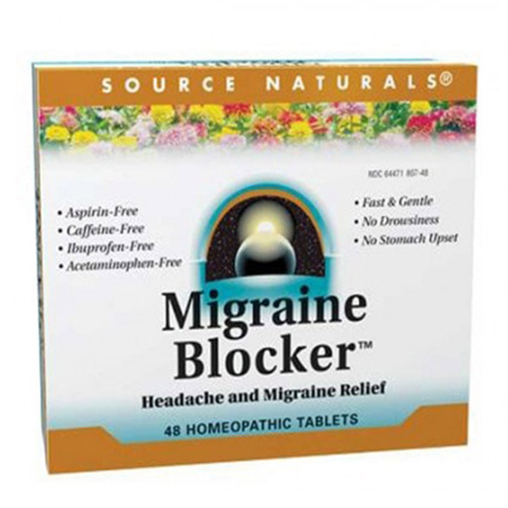 Source Naturals Migraine Blocker , 48 Tablets