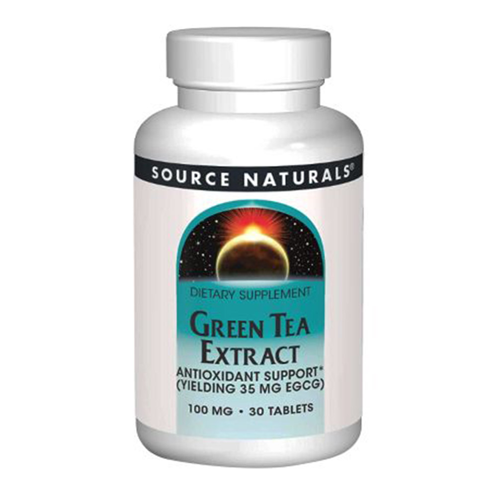 Source Naturals Green Tea Extract 30 Tablets 100 mg