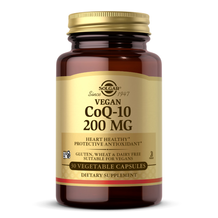 Solgar Vegetarian Coq10 200 mg 30 Vegetable Capsules