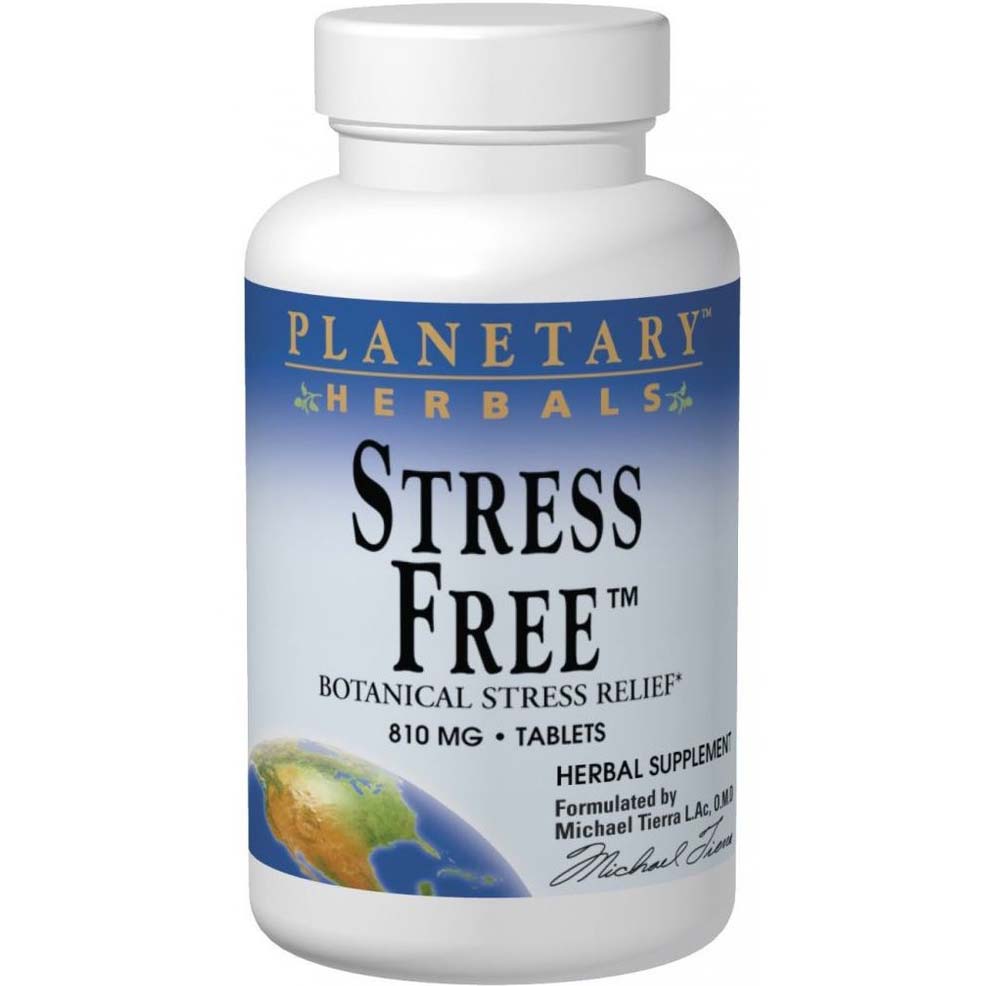 Planetary Herbals Stress Free 60 Tablets 810 mg