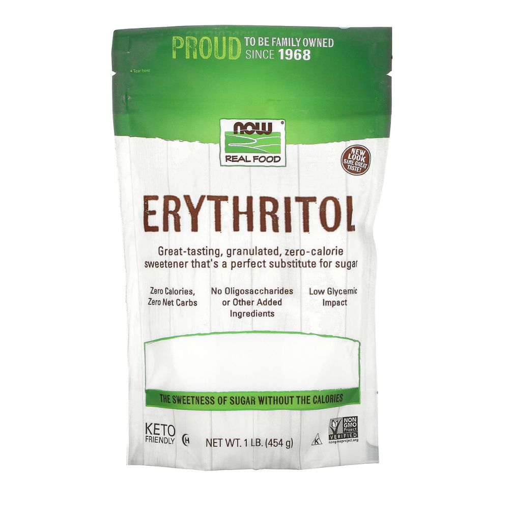 ناو إريثريتول, 454 جرام, مناسب للكيتو والأنظمة منخفضة الكربوهيدرات, مُحلٍّ خالٍ من السعرات الحرارية