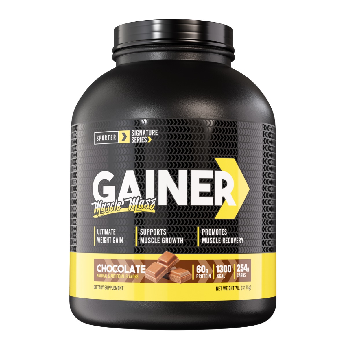 Sporter High Protein Mass Gainer, Chocolate, LB, High-Calorie