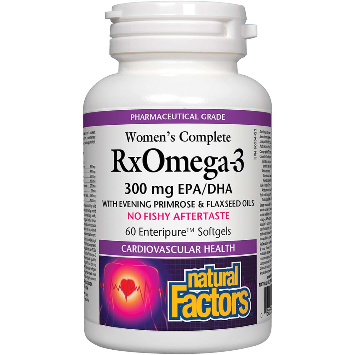 Natural Factors Women's Complete Rx Omega-3, 300 mg, 60 Softgels