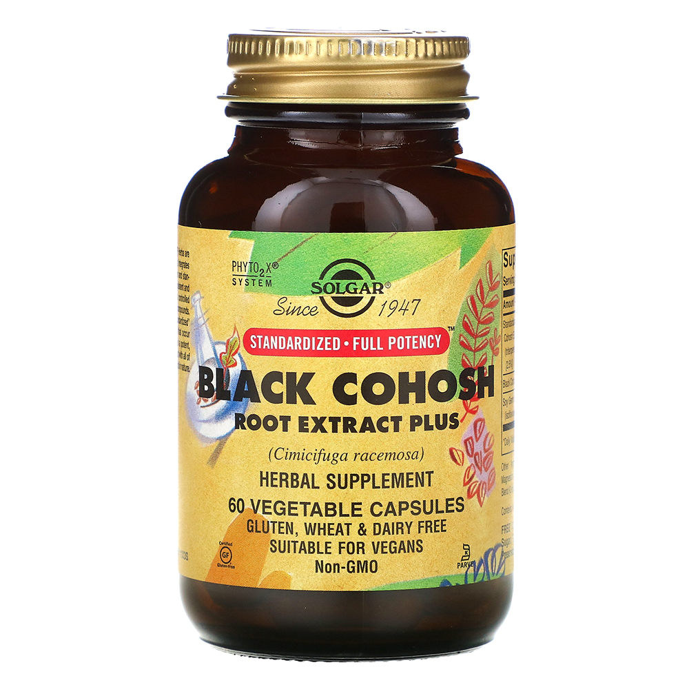 Solgar Sfp Black Cohosh Root Extract 60 Vegetable Capsules