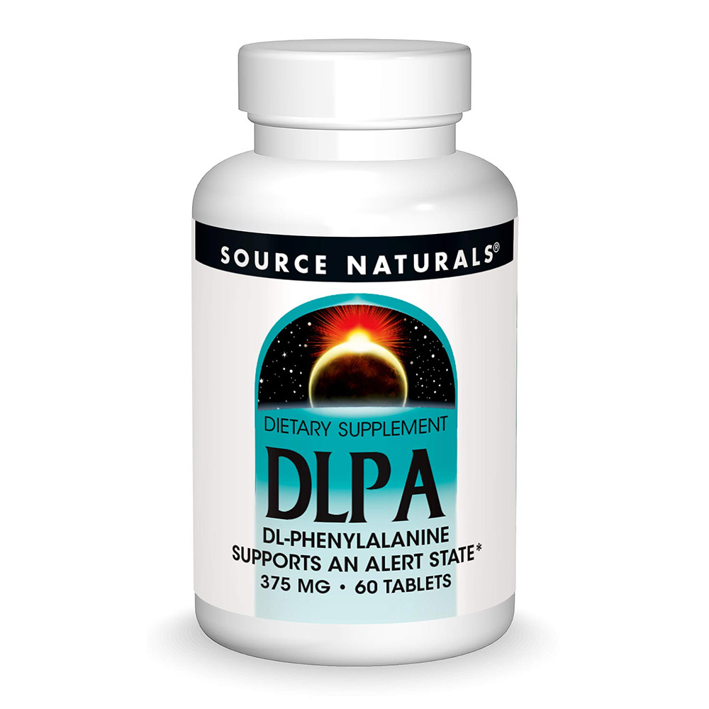 Source Naturals DLPA, 375 mg, 60 Tablets