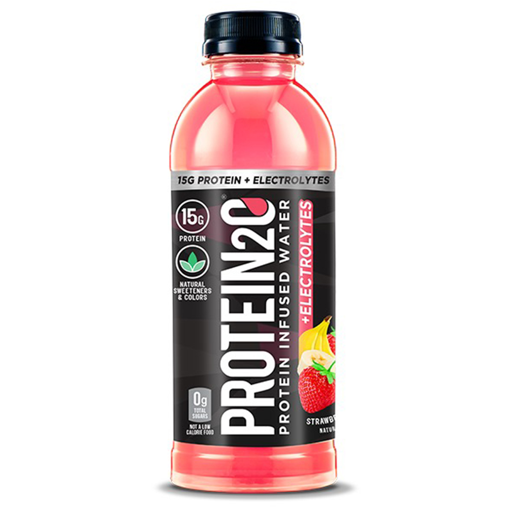 Protein2o Protein Infused Water Plus Electrolytes, Strawberry Banana, 500 ML