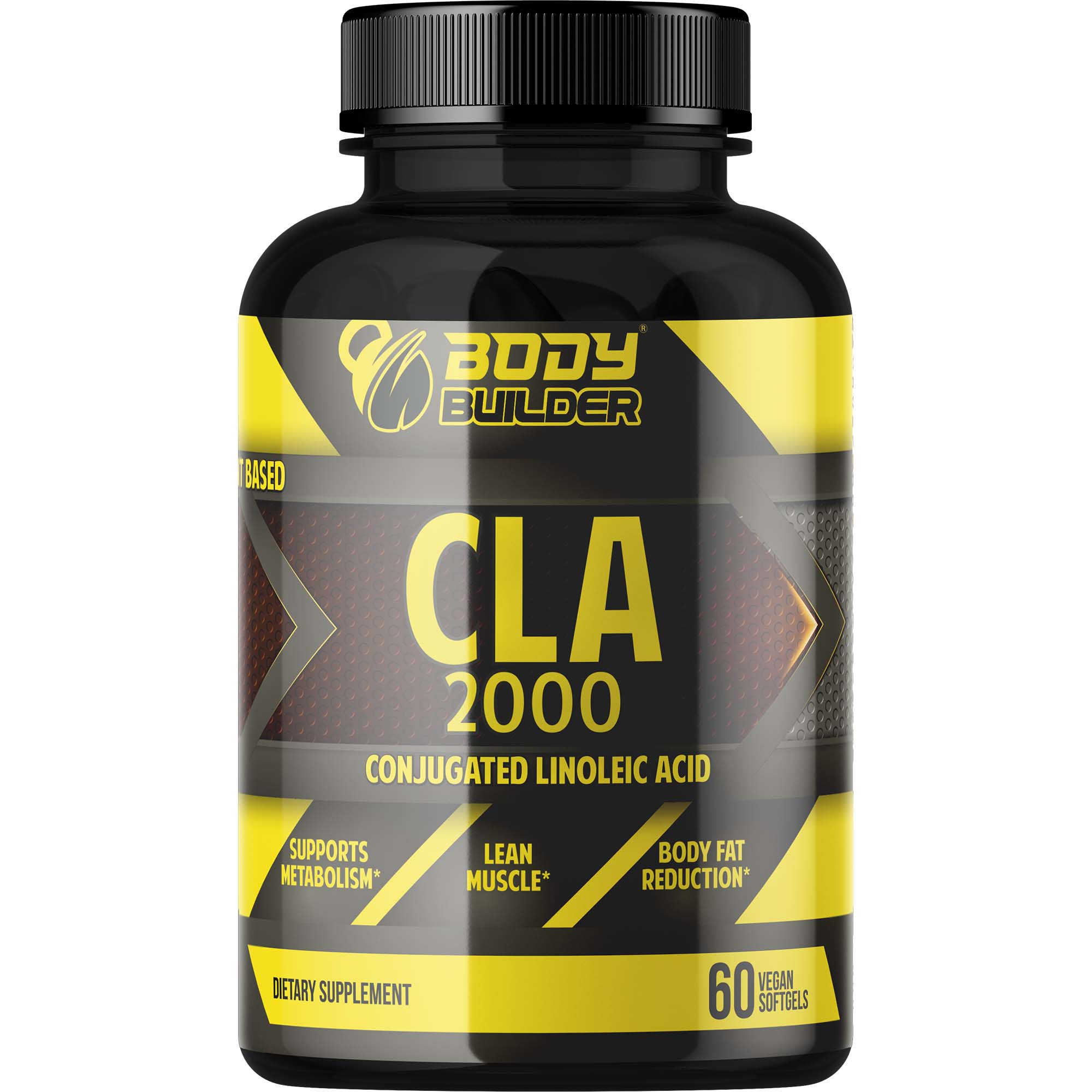 Body Builder CLA Plant Based, 60 Softgels, 2000 mg
