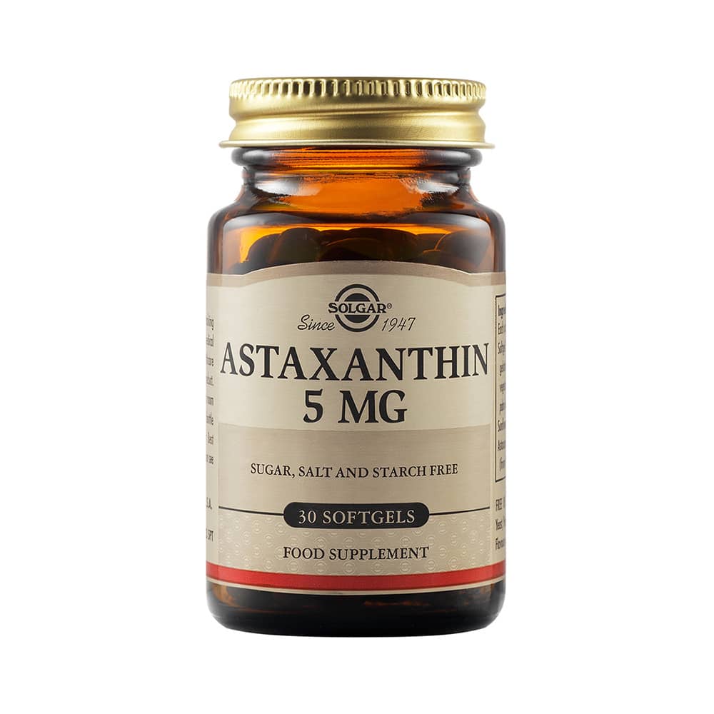 Solgar Astaxanthin, 5 mg, 30 Softgels
