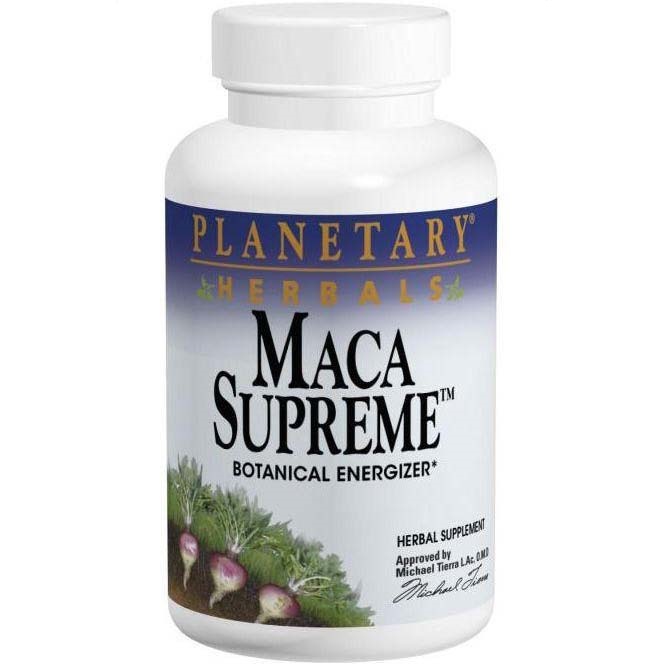 Planetary Herbals Maca Supreme 100 Veggie Capsules 600 mg