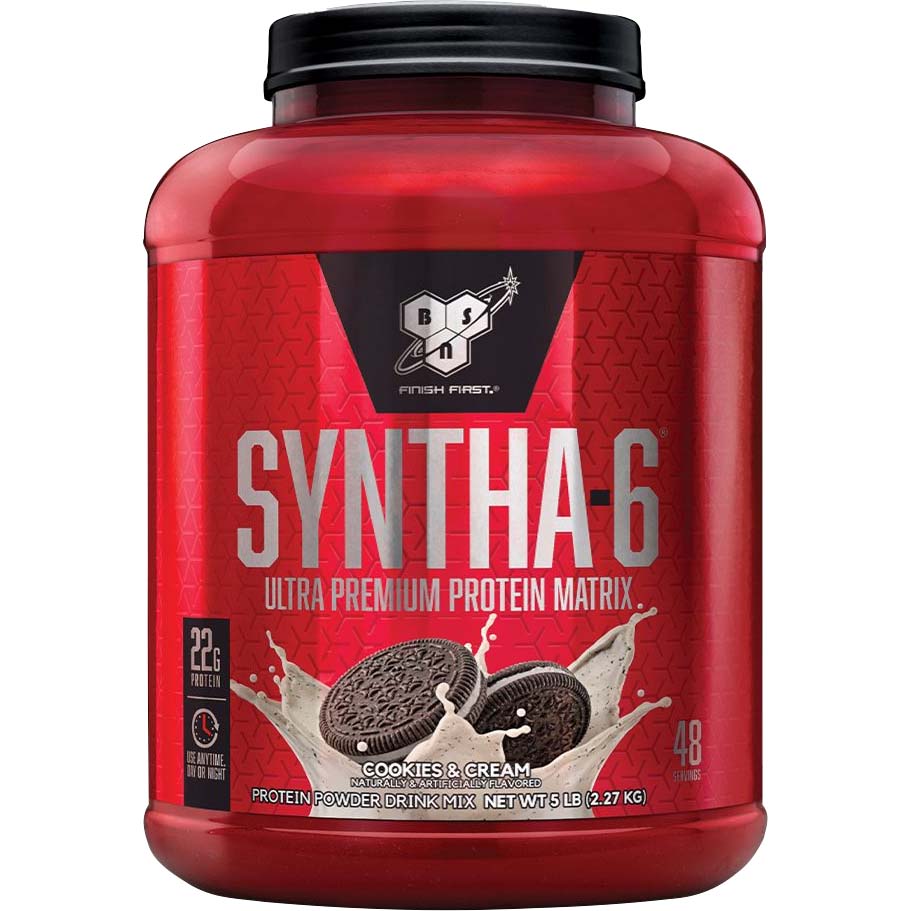 BSN Syntha-6 Whey Protein 5 LB Cookies and Cream