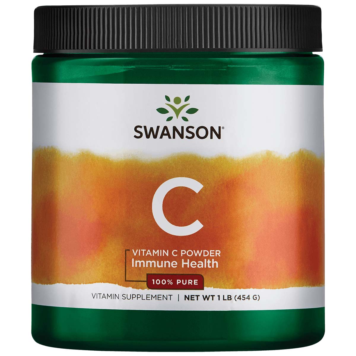Swanson Vitamin C Powder, 1000 mg, 453 Gm