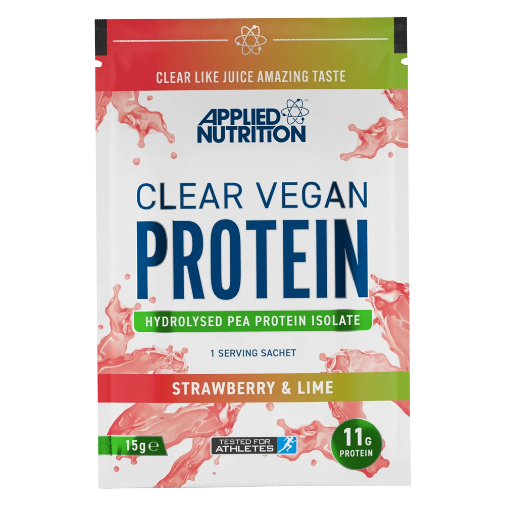 Applied Nutrition Clear Vegan Protein, فراولة ليمون, 1 ساشيت