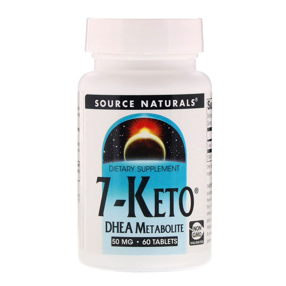 Source Naturals 7 Keto DHEA, 50 mg, 60 Tablets
