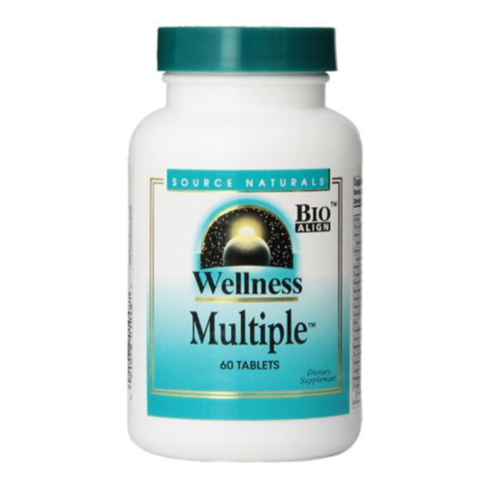 Source Naturals Wellness Multiple , 60 Tablets