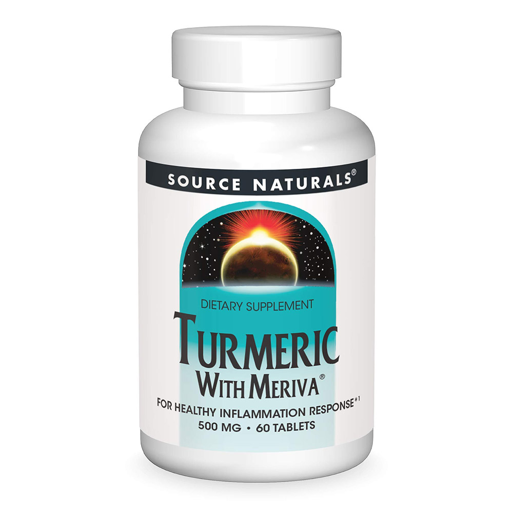 Source Naturals Turmeric with Meriva 60 Tablets 500 mg
