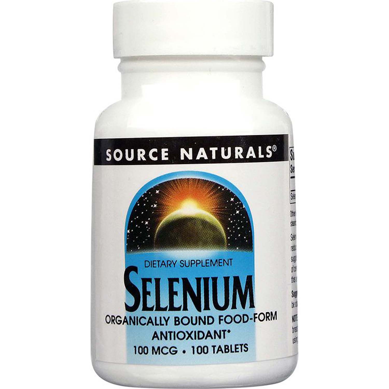 Source Naturals Selenium, 100 mcg, 100 Tablets