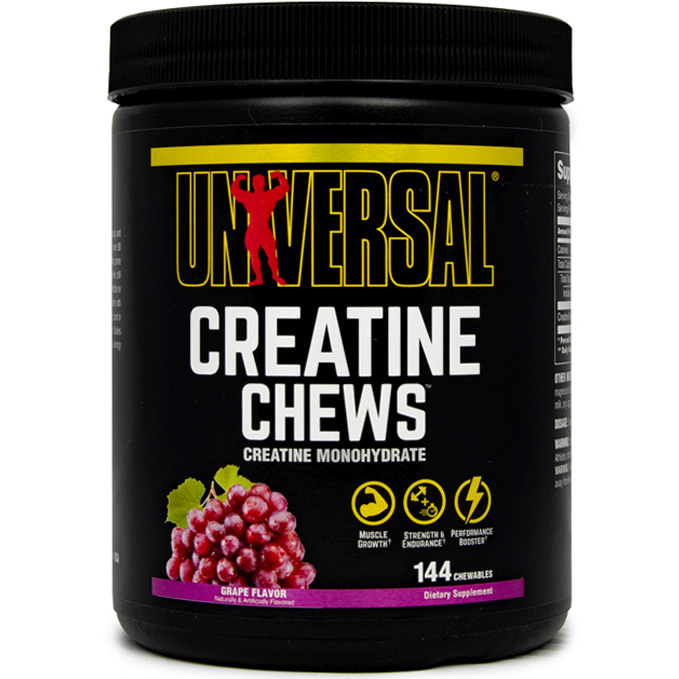 Universal Nutrition Creatine Chews, Grape, 144 Chewables