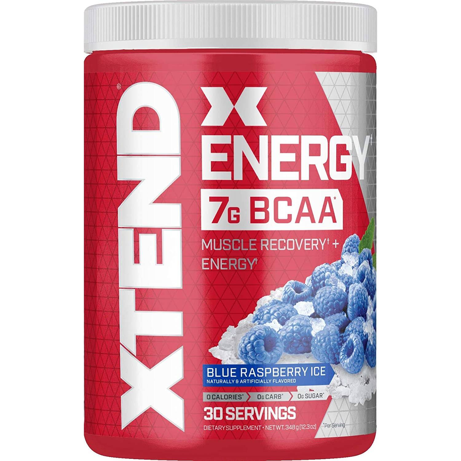 Xtend Energy BCAAs, Blue Raspberry, 30