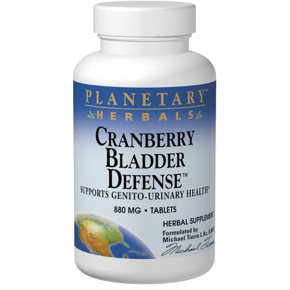 Planetary Herbals Cranberry Bladder Defense, 880 mg, 30 Tablets