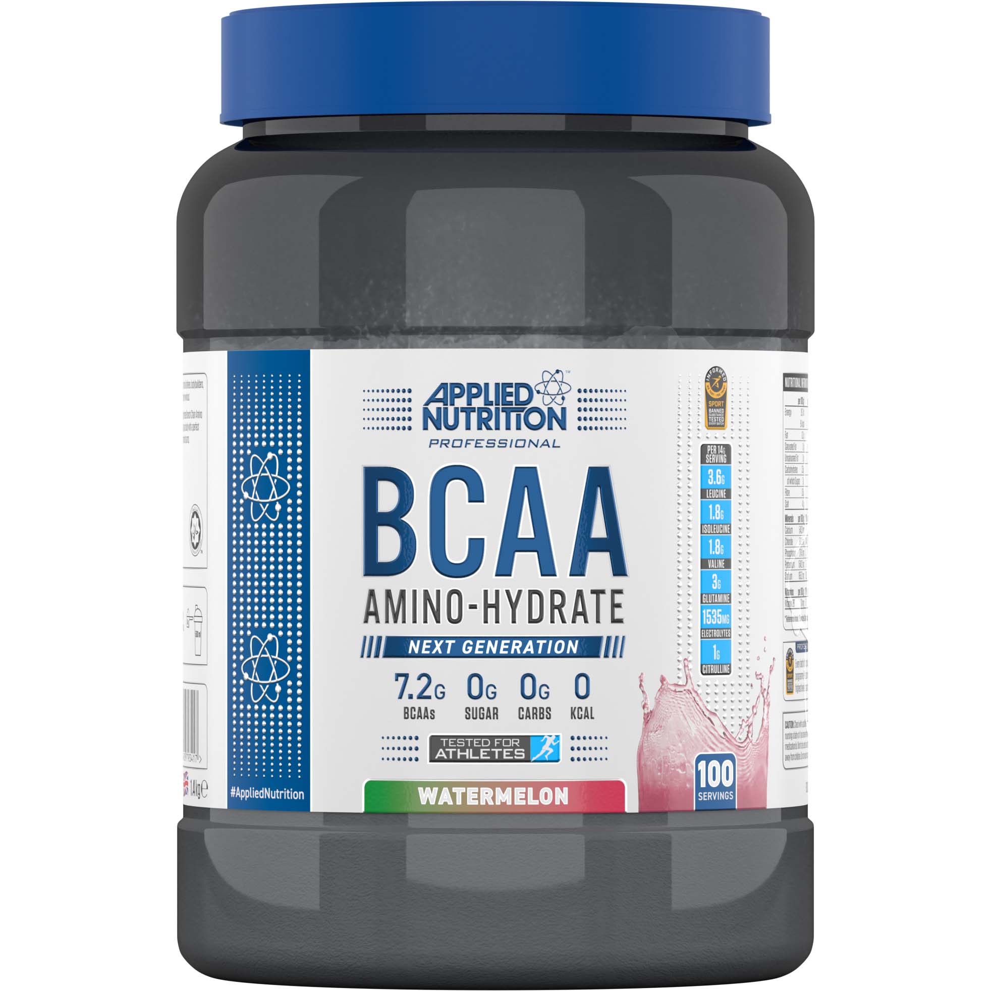 Applied Nutrition BCAA Amino Hydrate, Watermelon, 100 Serving