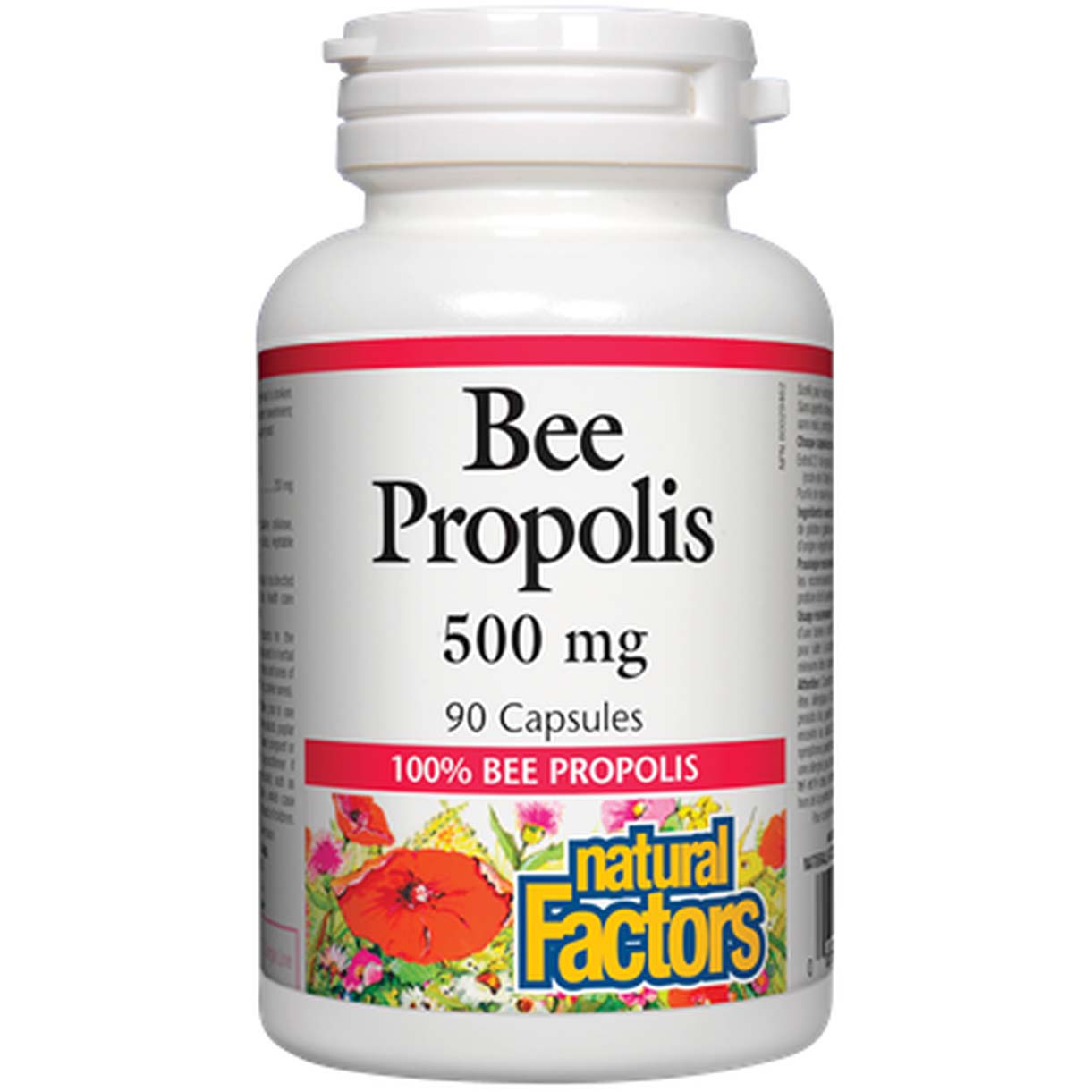 Natural Factors Bee Propolis, 500 mg, 90 Capsules