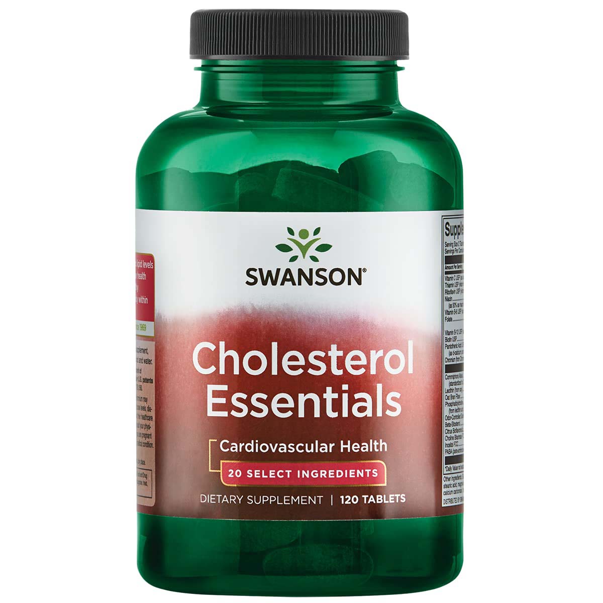 Swanson Cholesterol Essentials, 120 Tablets