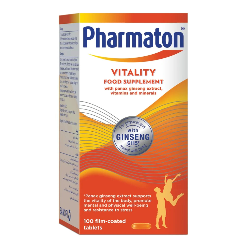 Pharmaton Vitality, 100 Tablets
